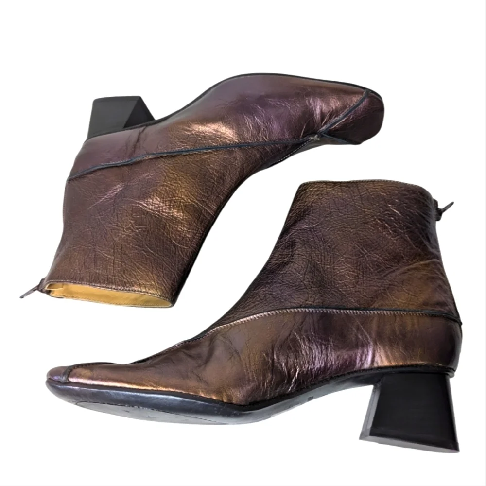 Unity in Diversity GROSETTO Italian Boots in Cheope Violet - Sz 39.... US 9